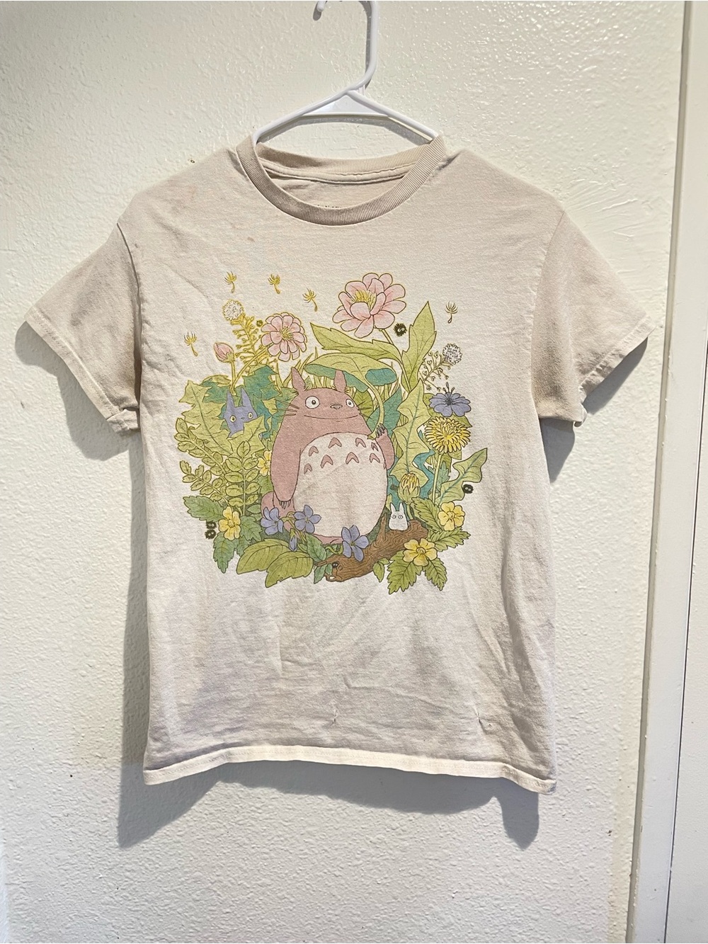 ✨ Her Universe Studio Ghibli Totoro Floral Boyfriend Tee M